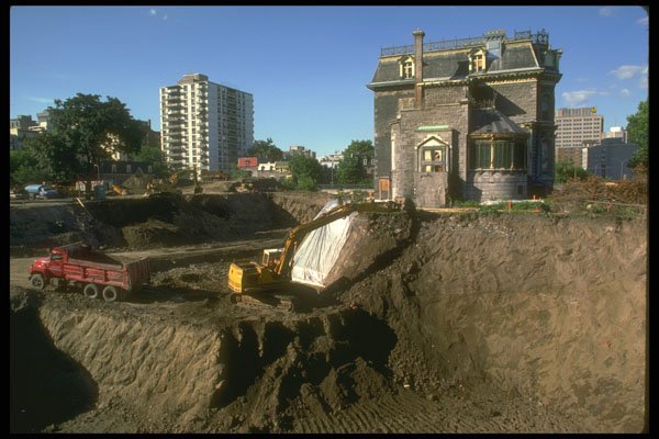 237005 Foundation Work, Removing Earth A4 Photo Print