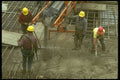 237028 Cement Pouring Crew And Conveyor Belt A4 Photo Print