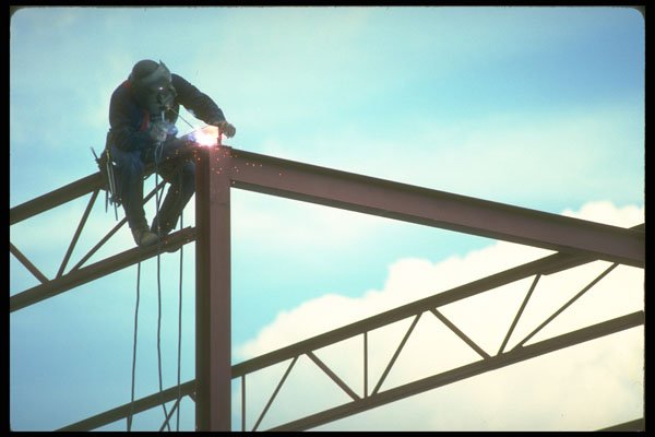 237035 Welding Steel Superstructure A4 Photo Print