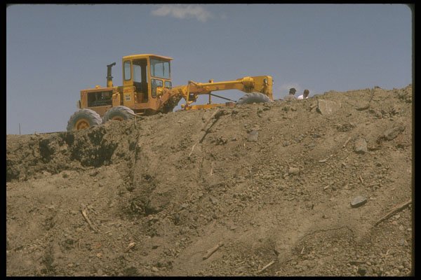 237065 Grader And Road Work A4 Photo Print
