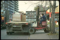 237084 Lift Truck Unloading Cinder Blocks A4 Photo Print