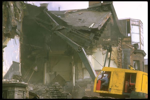 237088 Residential Graystone Demolition A4 Photo Print