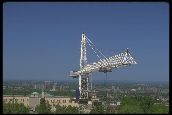 237091 Building Crane Operator A4 Photo Print