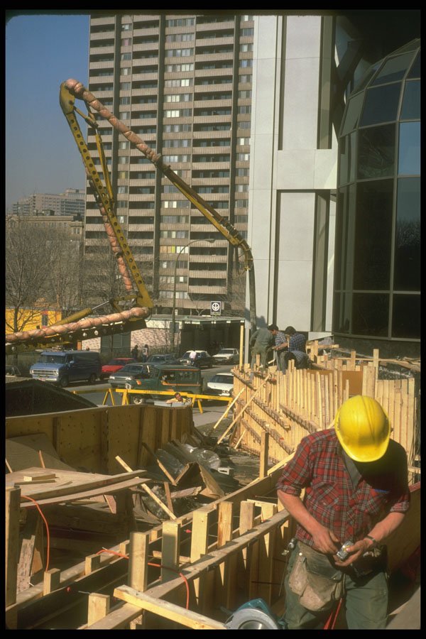 237092 Snorkel Pouring Concrete Into Forms A4 Photo Print