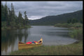238026 Canoe At Inlet A4 Photo Print