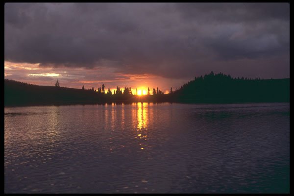 238045 Sunset At Coats A4 Photo Print