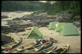 238059 Tenting On The Beach A4 Photo Print