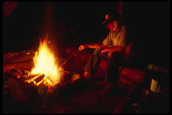238096 Campfire A4 Photo Print