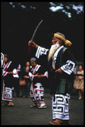 239001 Japanese Ainu Elder, Hokkaido A4 Photo Print