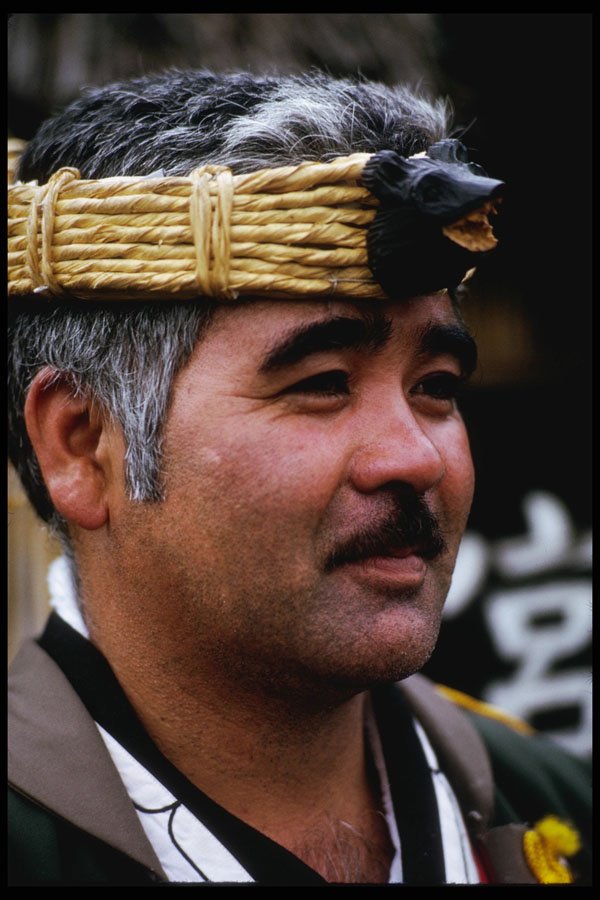 239002 Japanese Aboriginal Ainu With Caucasian Features A4 Photo Print