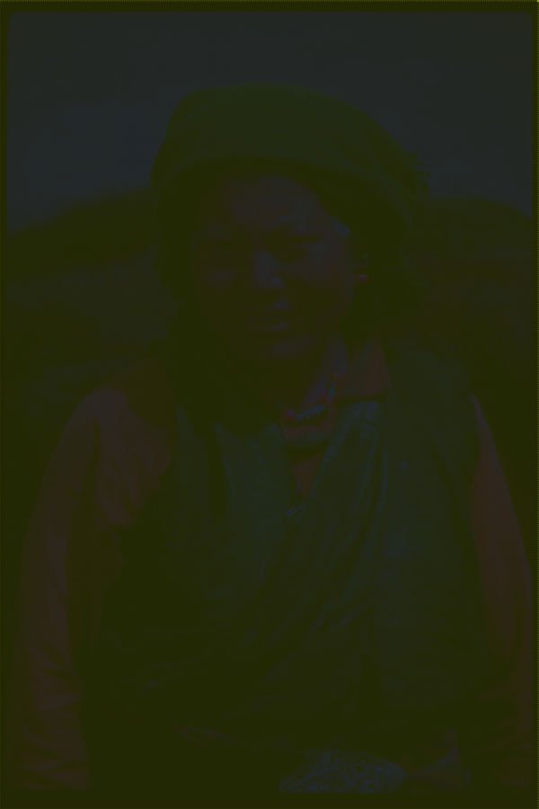 239011 Tibetan Herdswoman A4 Photo Print