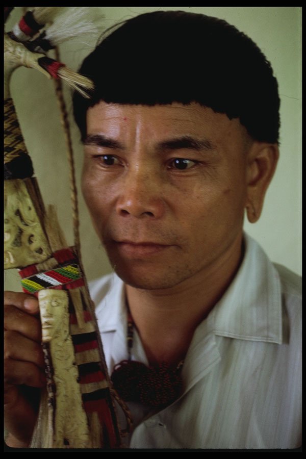 239016 Former Headhunter, Sarawak, Malaysia A4 Photo Print