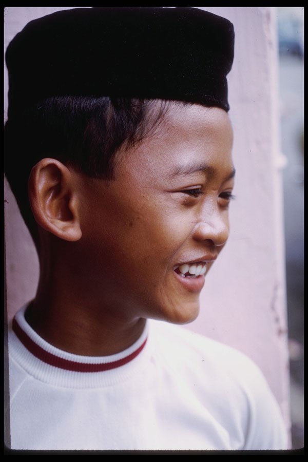 239017 Muslim Malay Boy, Kuala Lumpur, Malaysia A4 Photo Print