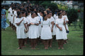 239036 Barefoot Church Goers, Tonga A4 Photo Print