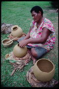 239043 Melanesian Pottery Maker, Fiji A4 Photo Print