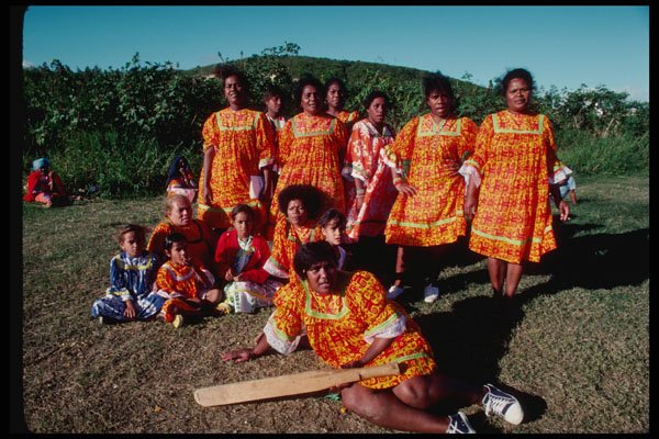 239045 Melanesian Cricket Team, New Caledonia A4 Photo Print