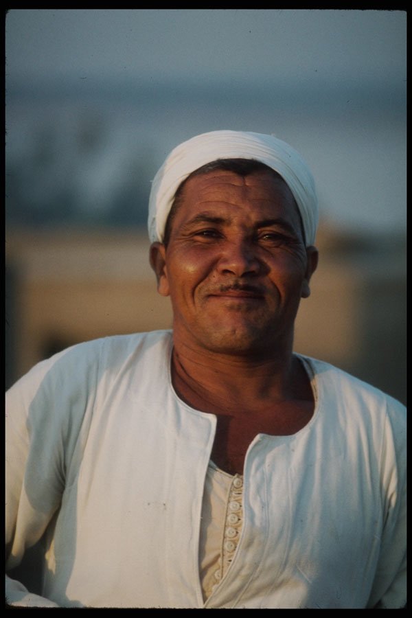 239057 Robed Guide, Valley Of The Kings, Egypt A4 Photo Print