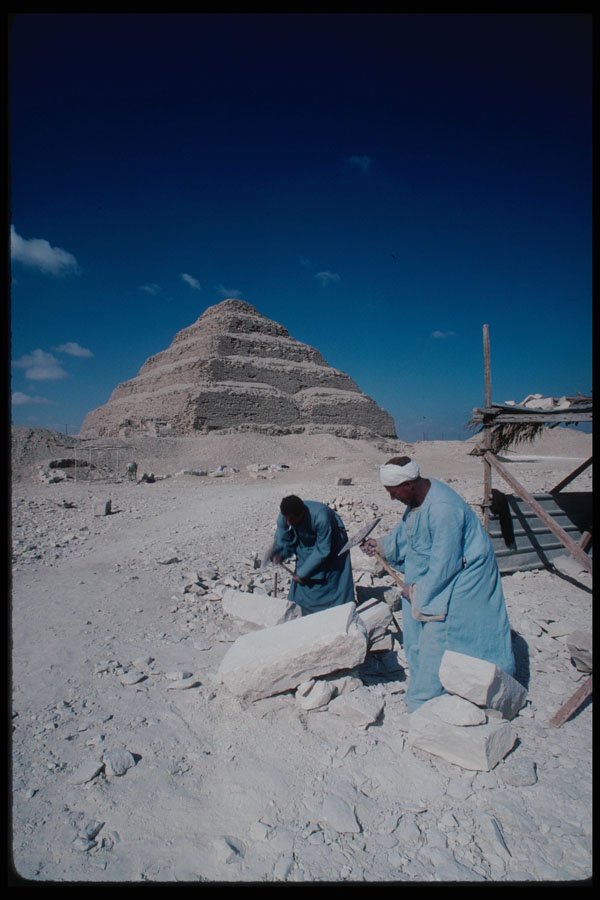 239058 Stonecutters, Sakkara, Egypt A4 Photo Print