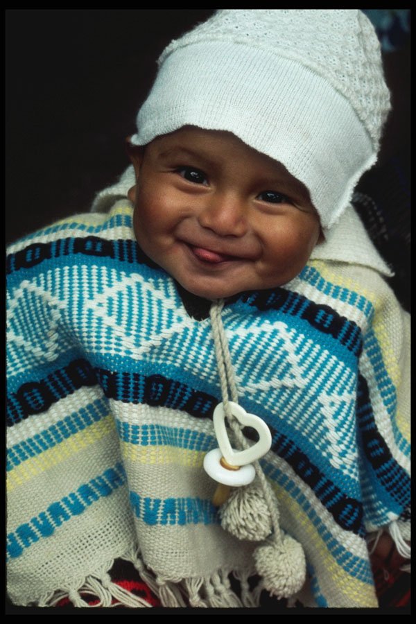 239070 Incan Baby, Cusco, Peru A4 Photo Print