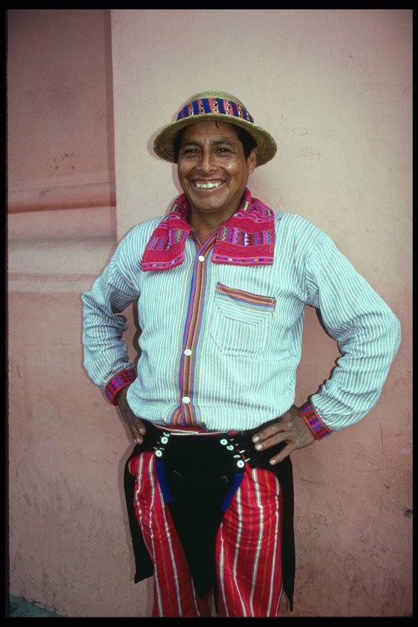 239071 Mayan Man, Antigua Guatemala A4 Photo Print