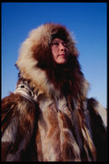 239080 Inupiaq Eskimo Woman, Kotzebue, Alaska A4 Photo Print