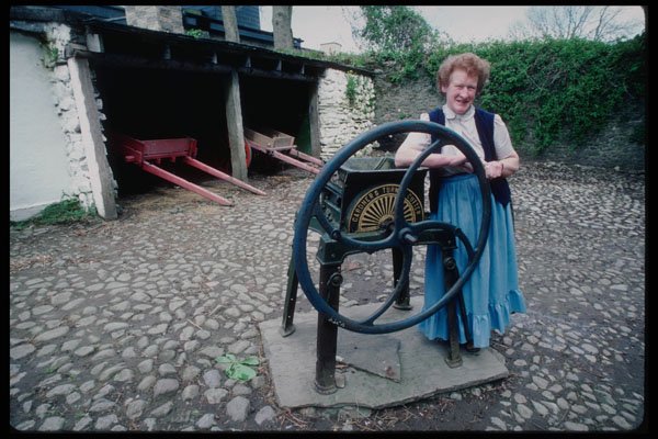 239098 Irish Farm Woman A4 Photo Print