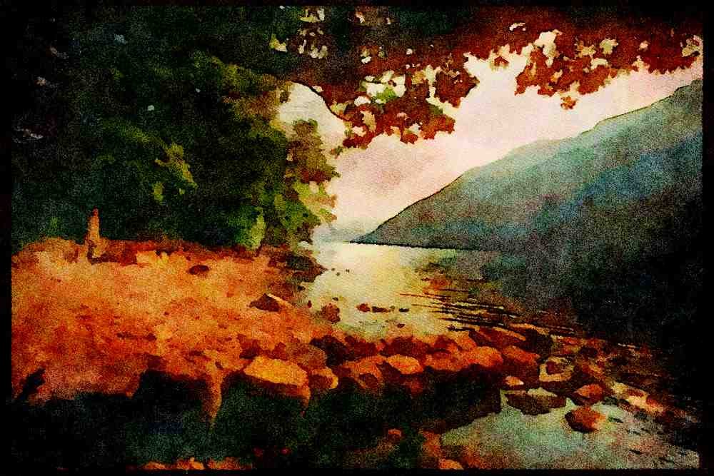 241010 Wastwater, Lake District, England A4 Limited Edition Watercolour Print