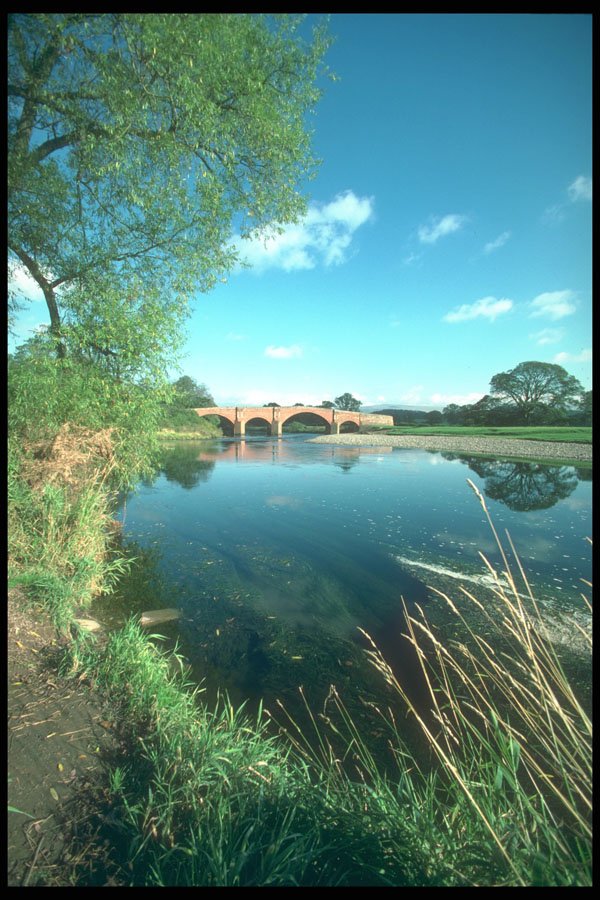 241014 Kirkoswald Bridge, River Eden, Lake District, England A4 Photo Print