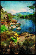 241015 St Johns In The Vale, Lake District, England A4 Limited Edition Watercolour Print