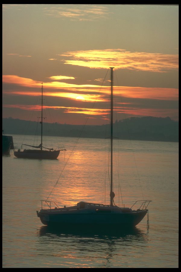 241019 Sunset On Lake Windermere, Cumbria A4 Photo Print