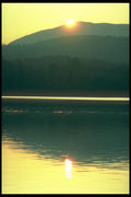 241020 Sunset Over Loughrigg, Windermere, Cumbria A4 Photo Print