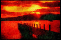 241024 Windermere, Lake District, Cumbria A4 Limited Edition Watercolour Print