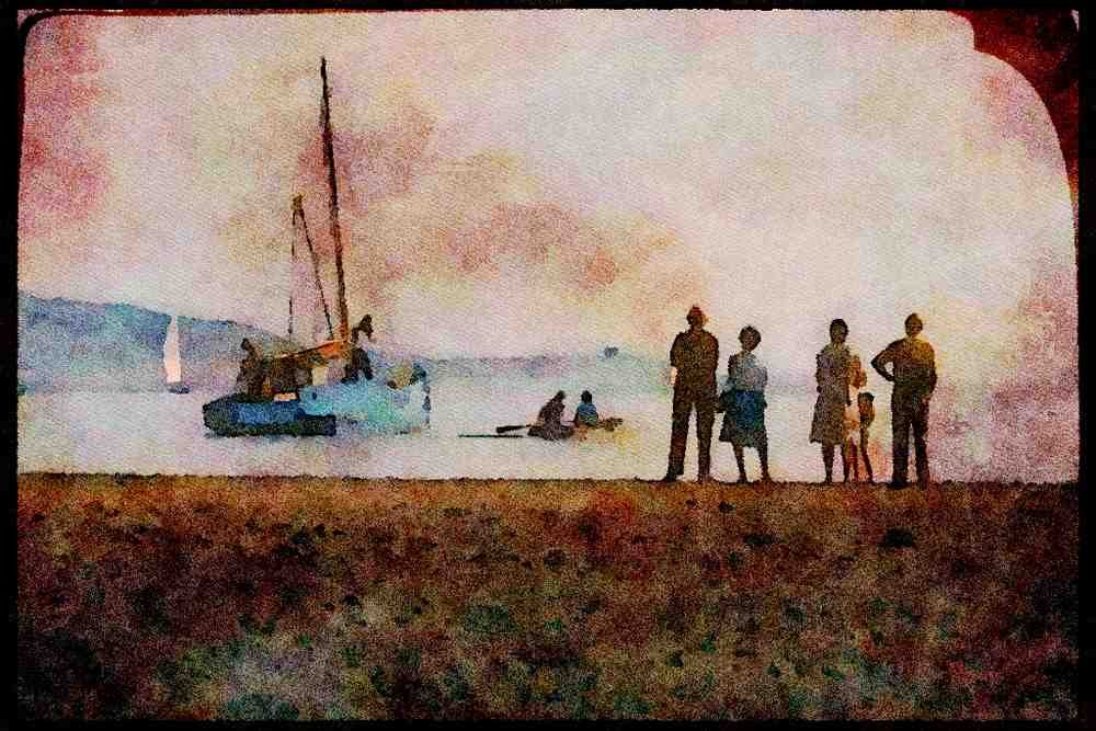 241029 Ravenglas, Lake District, England A4 Limited Edition Watercolour Print