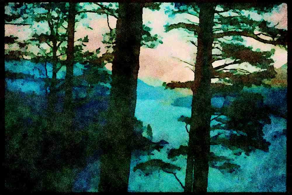 241031 Thirlmere, Lake District, England A4 Limited Edition Watercolour Print