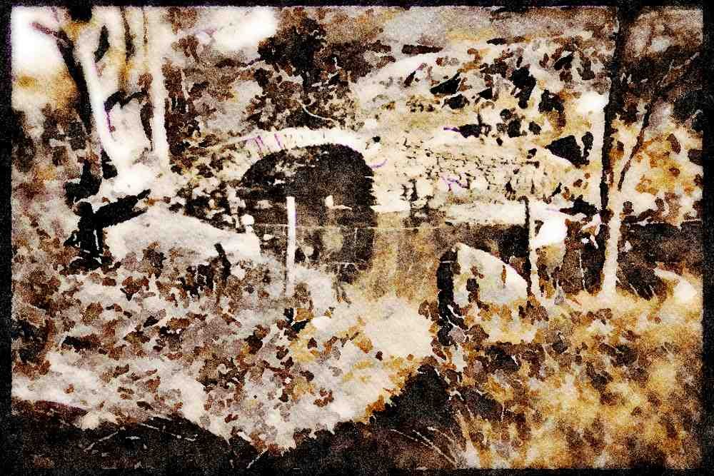 241043 High Sweden Bridge, Lake District, England A4 Limited Edition Watercolour Print