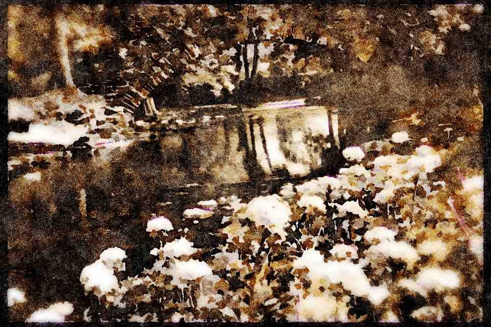 241046 Footbridge, Rothay Park, Lake District England A4 Limited Edition Watercolour Print