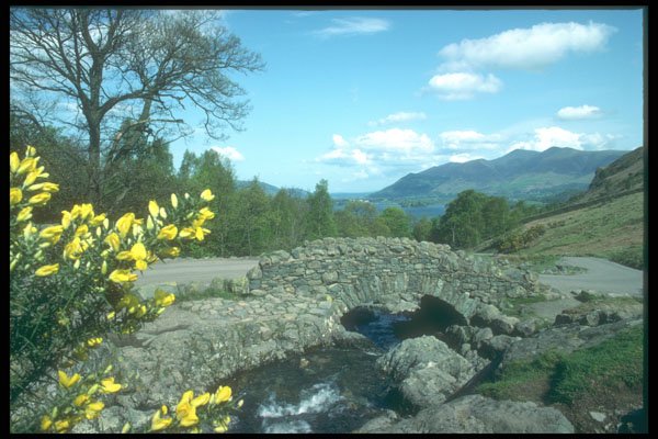 241061 Ashness Bridge, Keswalk, Lake District, England A4 Photo Print