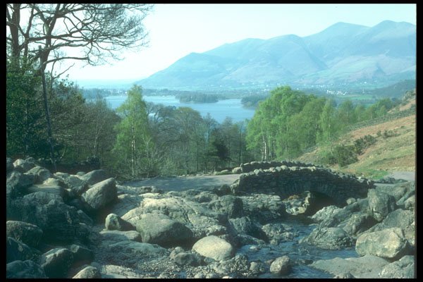 241063 Ashness Bridge, Keswalk, Lake District, England A4 Photo Print