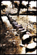 241077 Stepping Stones, Rydal River Rothay, Lake District A4 Limited Edition Watercolour Print