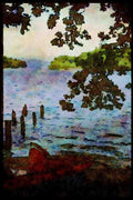 241079 Coniston Water, Lake District, England A4 Limited Edition Watercolour Print