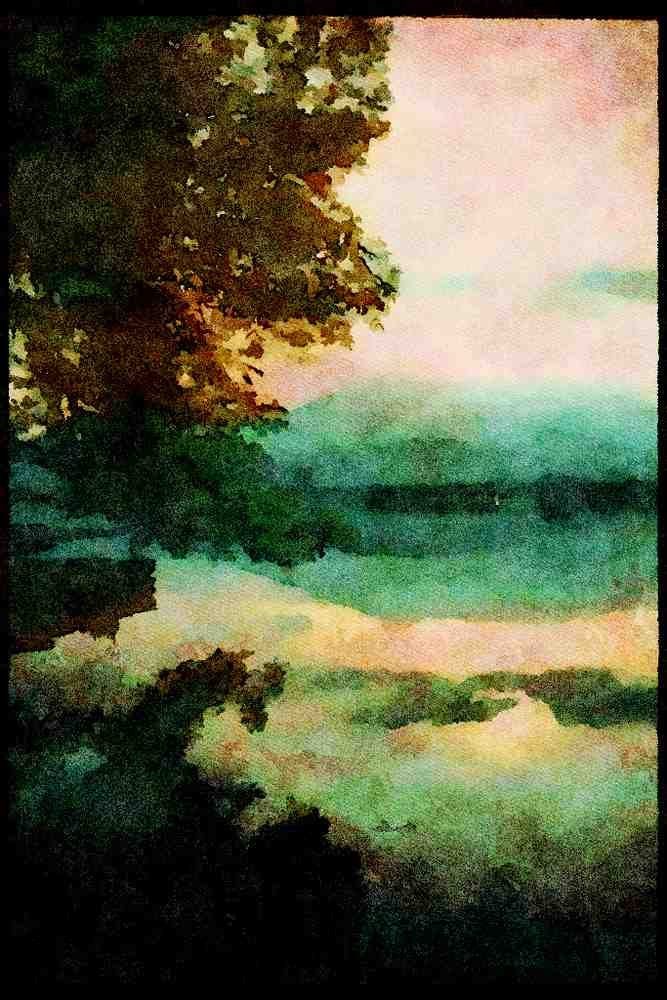 241085 Coniston And Old Man, Lake District, England A4 Limited Edition Watercolour Print