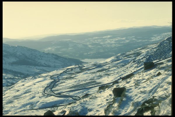 241099 Windermere From Kirkstone Pass, Lake District, England A4 Photo Print