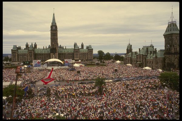 242006 Canada Day At Parliament Hill (July 1st) A4 Photo Print