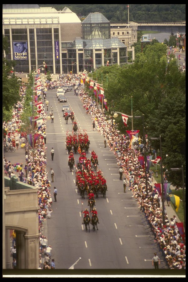 242009 Royal Procession On Mackenzie St, Canada Day A4 Photo Print