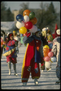 242059 Clowns On Canal, Winterlude A4 Photo Print