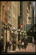 242071 Lunchtime At Sparks Street Mall A4 Photo Print