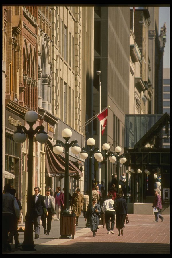 242071 Lunchtime At Sparks Street Mall A4 Photo Print