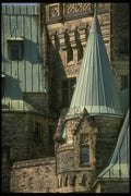 242072 Copper Rooves And Steeples On Confederation West Building A4 Photo Print