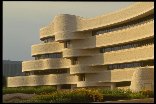 242074 Golden Light On Museum Of Civilisation A4 Photo Print