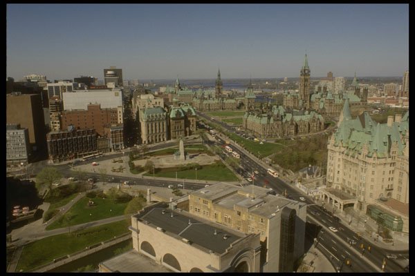 242076 Rooftop View Of Downtown Ottawa A4 Photo Print